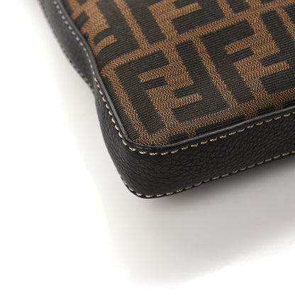 Fendi Zucca Cuoio Romano Selleria Messenger Tobacco Moro 11 of 13