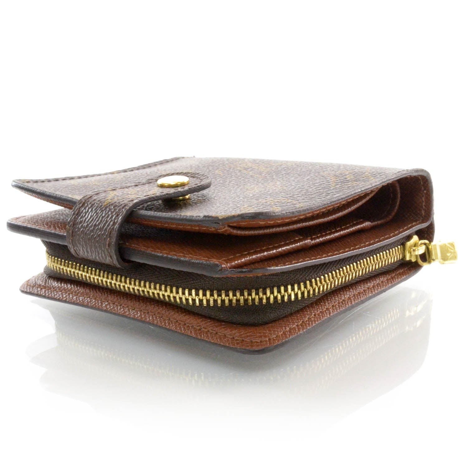 Louis Vuitton Monogram Compact Zippe Zipped Wallet 3 of 8