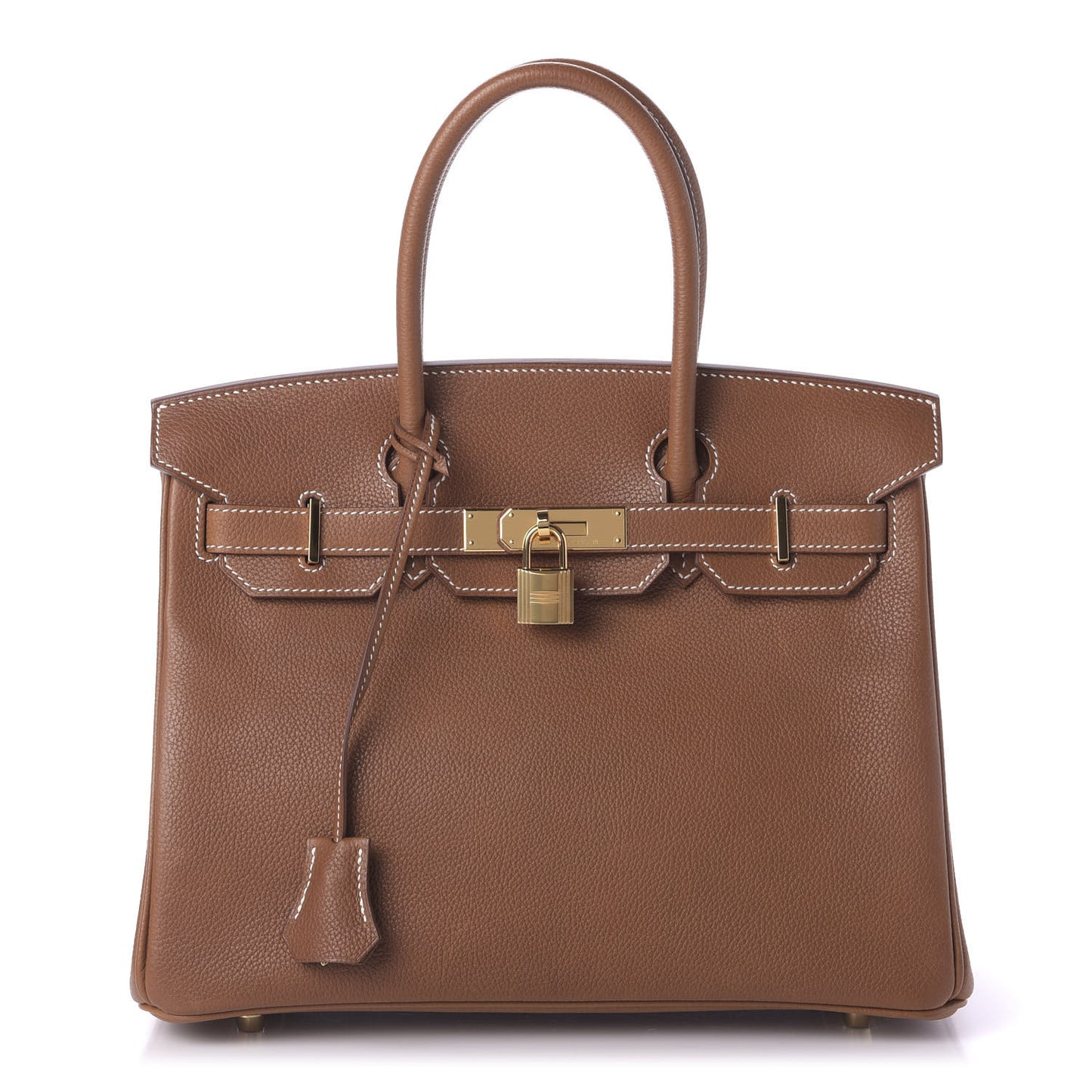 Natural Barenia Faubourg Birkin 30 Fauve
