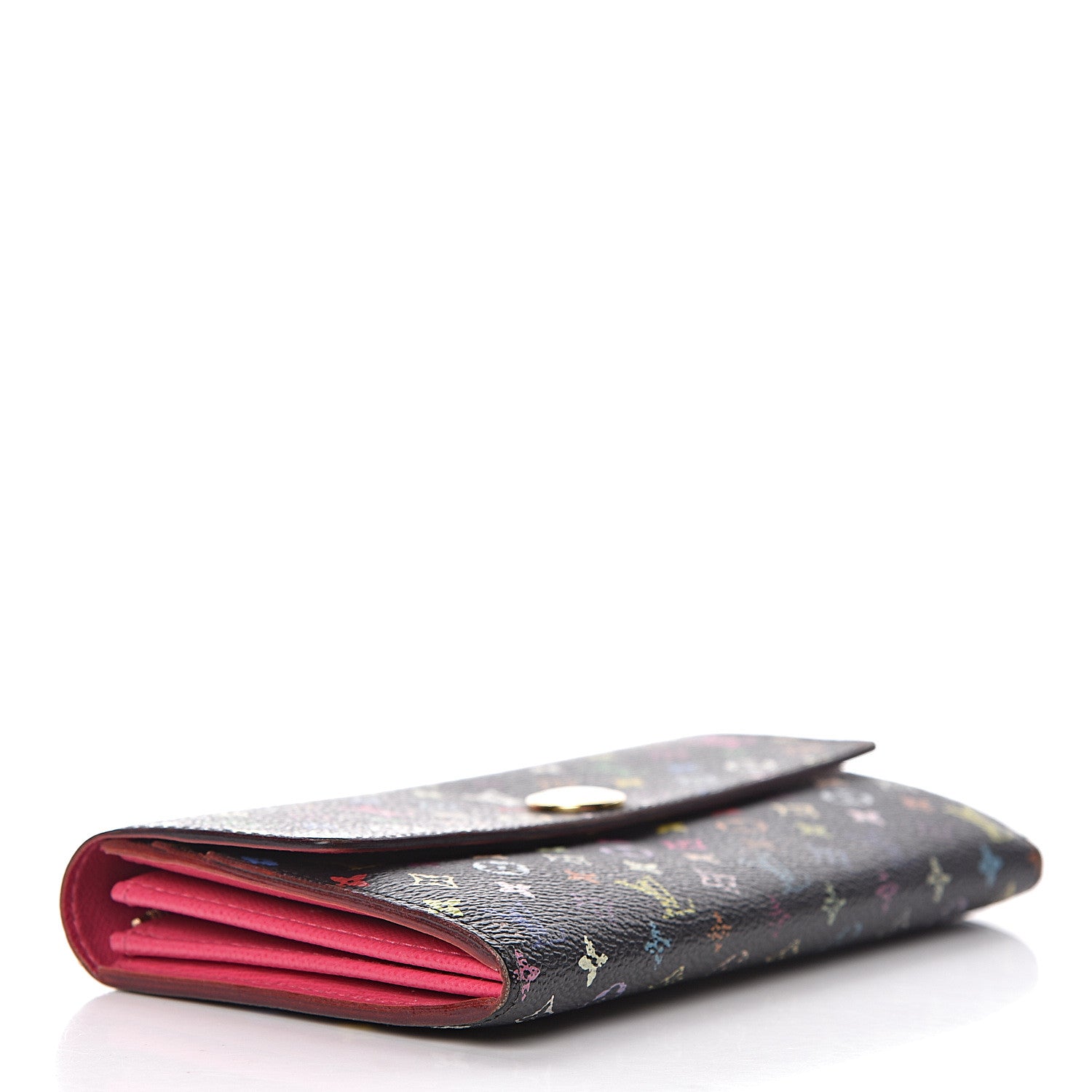Louis Vuitton Monogram Multicolor Sarah Wallet Black Grenade 4 of 11