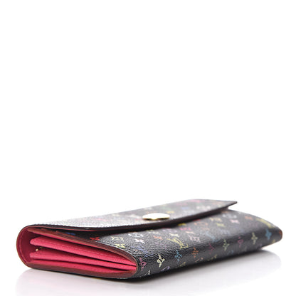 Louis Vuitton Monogram Multicolor Sarah Wallet Black Grenade 4 of 11