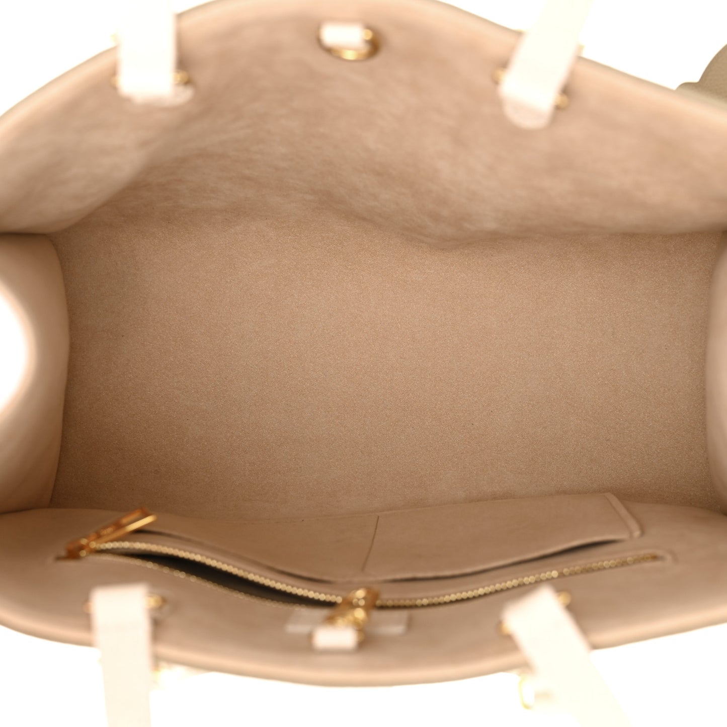 Empreinte Monogram Spring In The City Onthego MM Kaki Beige Cream