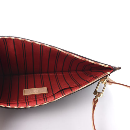 Louis Vuitton Monogram Neverfull MM GM Pochette Cherry 5 of 9