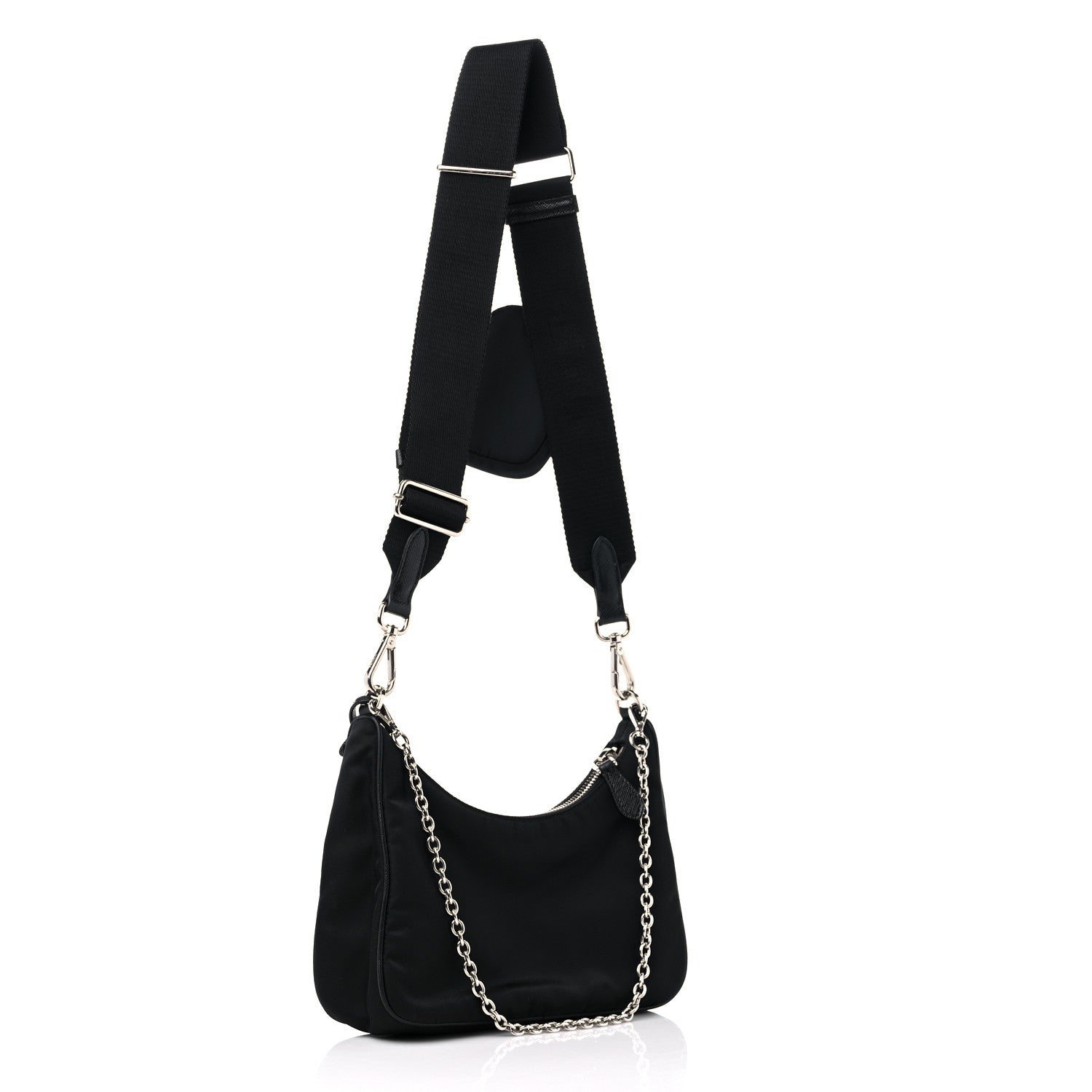 Prada Nylon Re-Edition 2005 Shoulder Bag Black 3 of 8