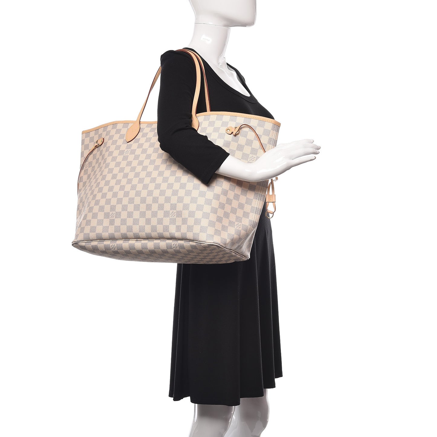 Damier Azur Neo Neverfull GM Rose Ballerine