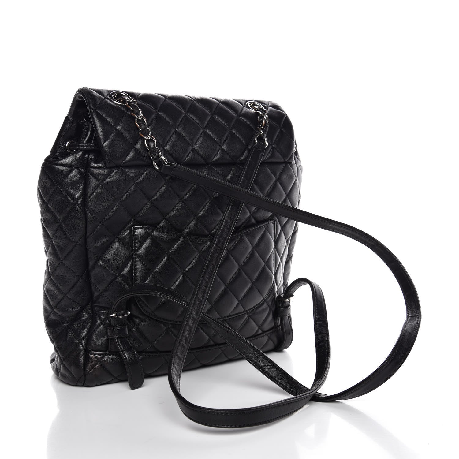 Chanel Lambskin Quilted Large Urban Spirit Backpack Black 3 of 7