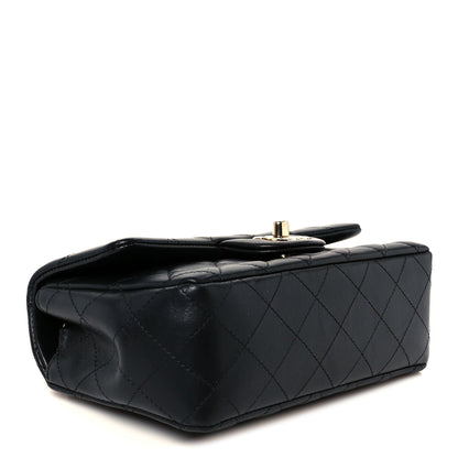 Chanel Lambskin Quilted Mini Coco Charms Rectangular Flap Black 4 of 11