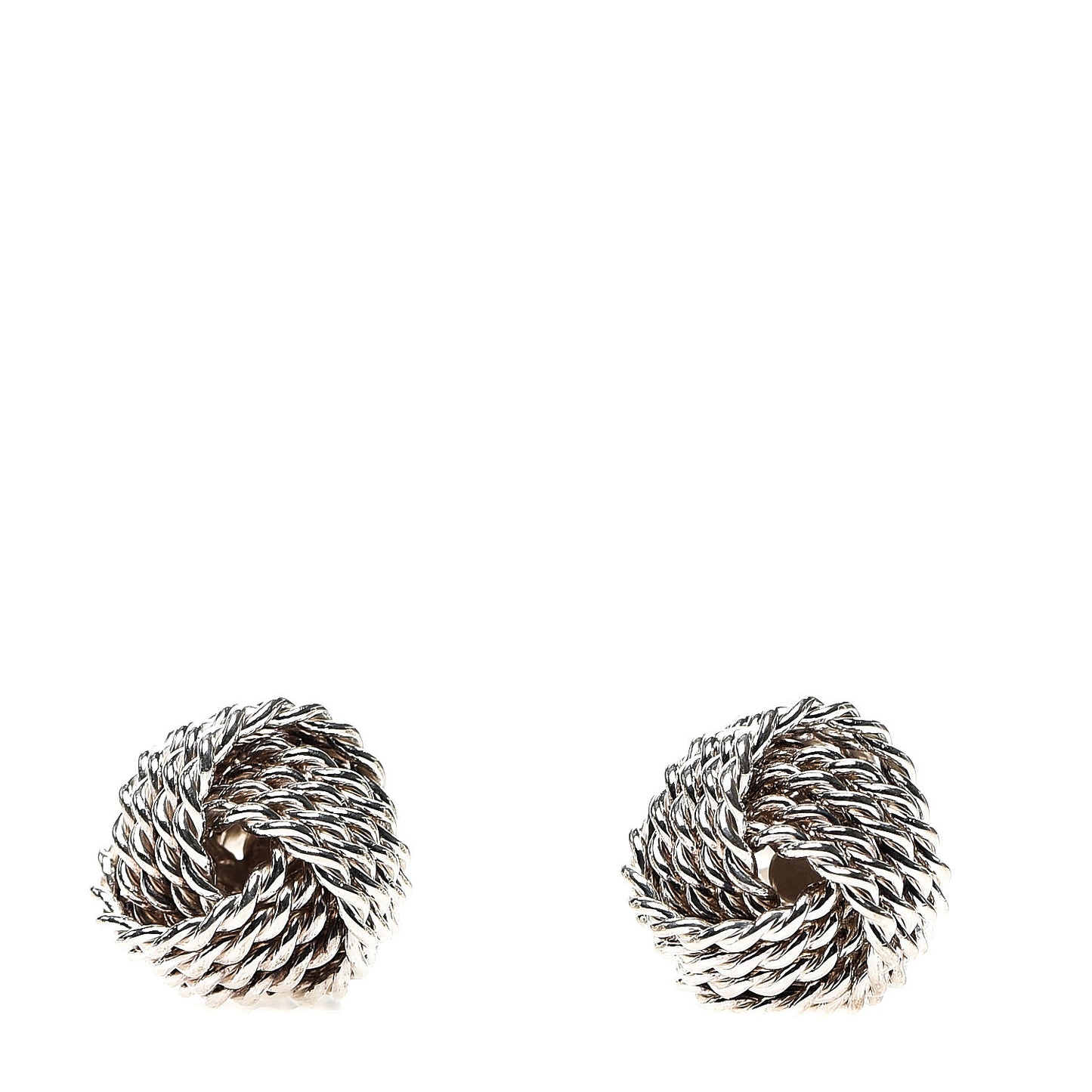 Sterling Silver Twist Knot Earrings