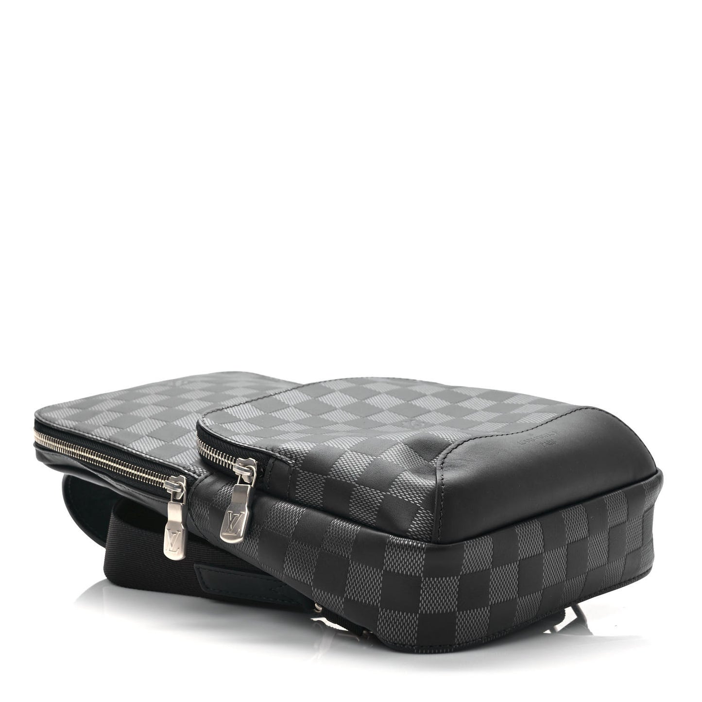 Damier Infini Avenue Sling Bag Astral Silver