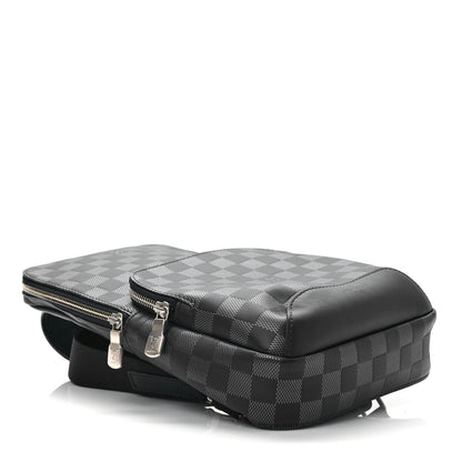 Louis Vuitton Damier Infini Avenue Sling Bag Astral Silver 3 of 8