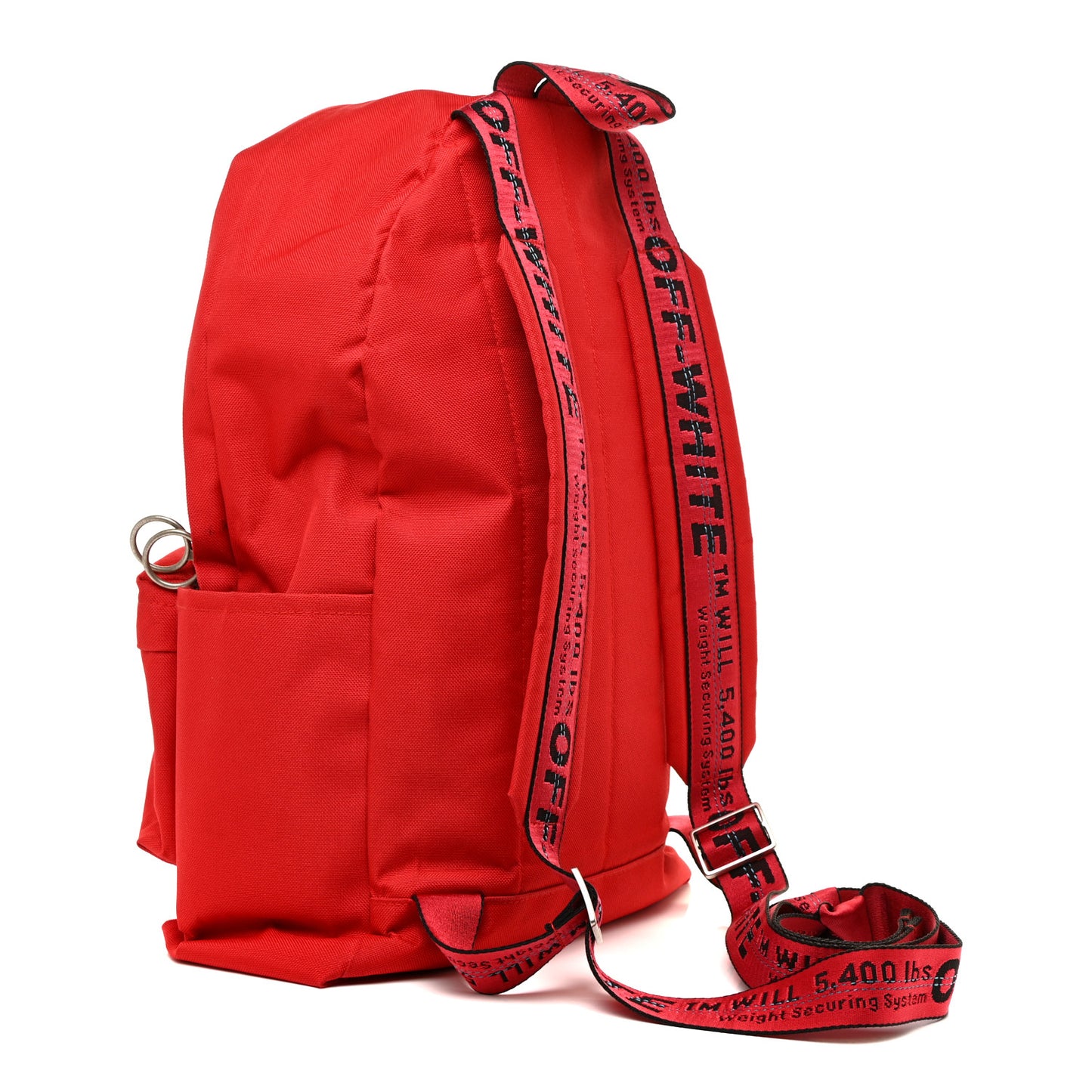 OFF-WHITE Canvas Mona Lisa Backpack Red