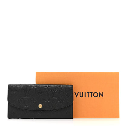 Louis Vuitton Empreinte Emilie Wallet Black Dune 7 of 7