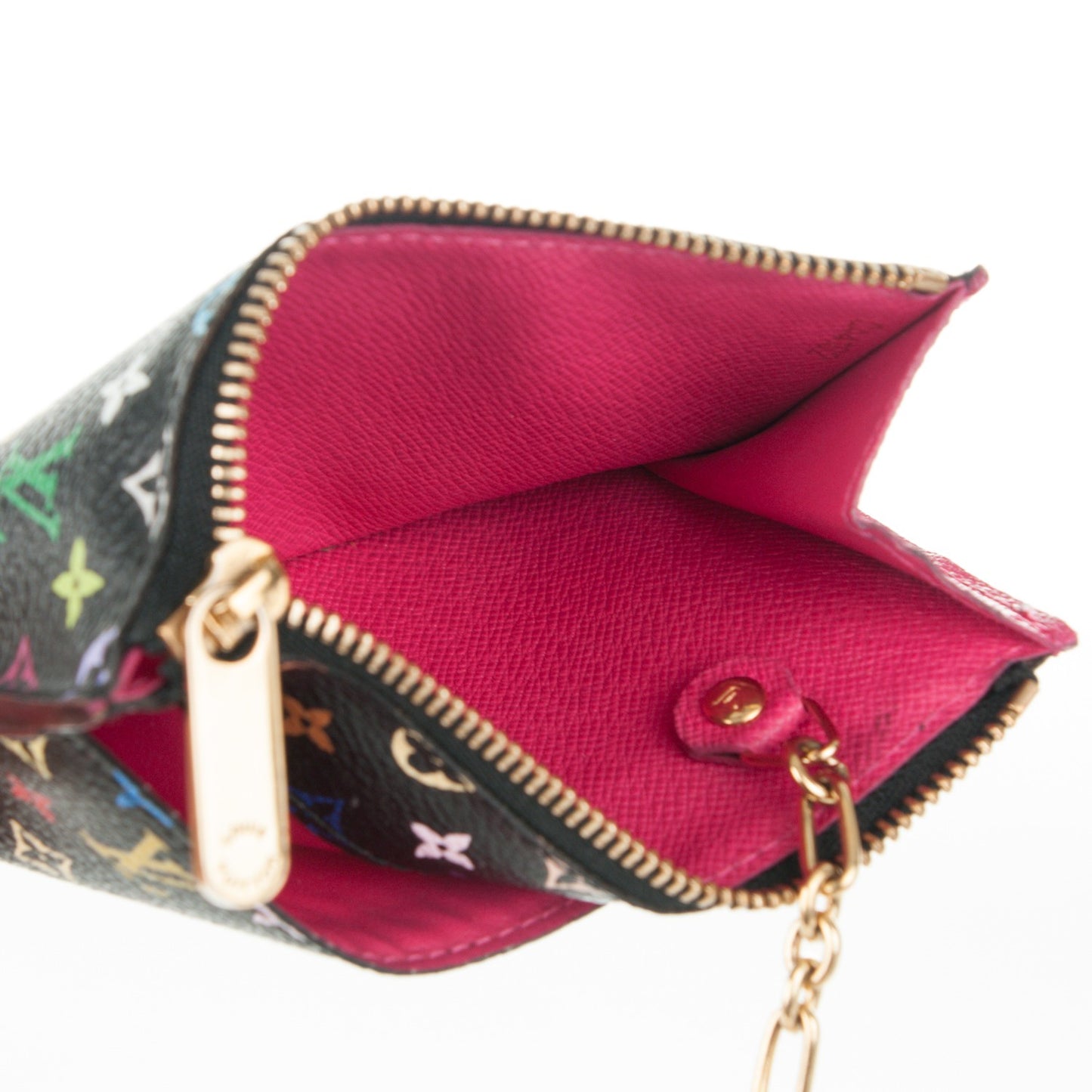 Monogram Multicolor Key Pouch Black Grenade