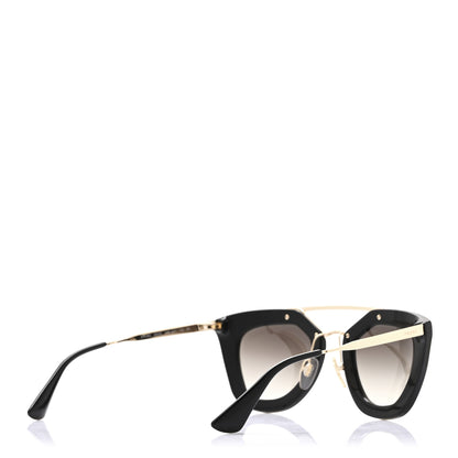 Prada Acetate Cinema Sunglasses SPR 09Q Black 4 of 6