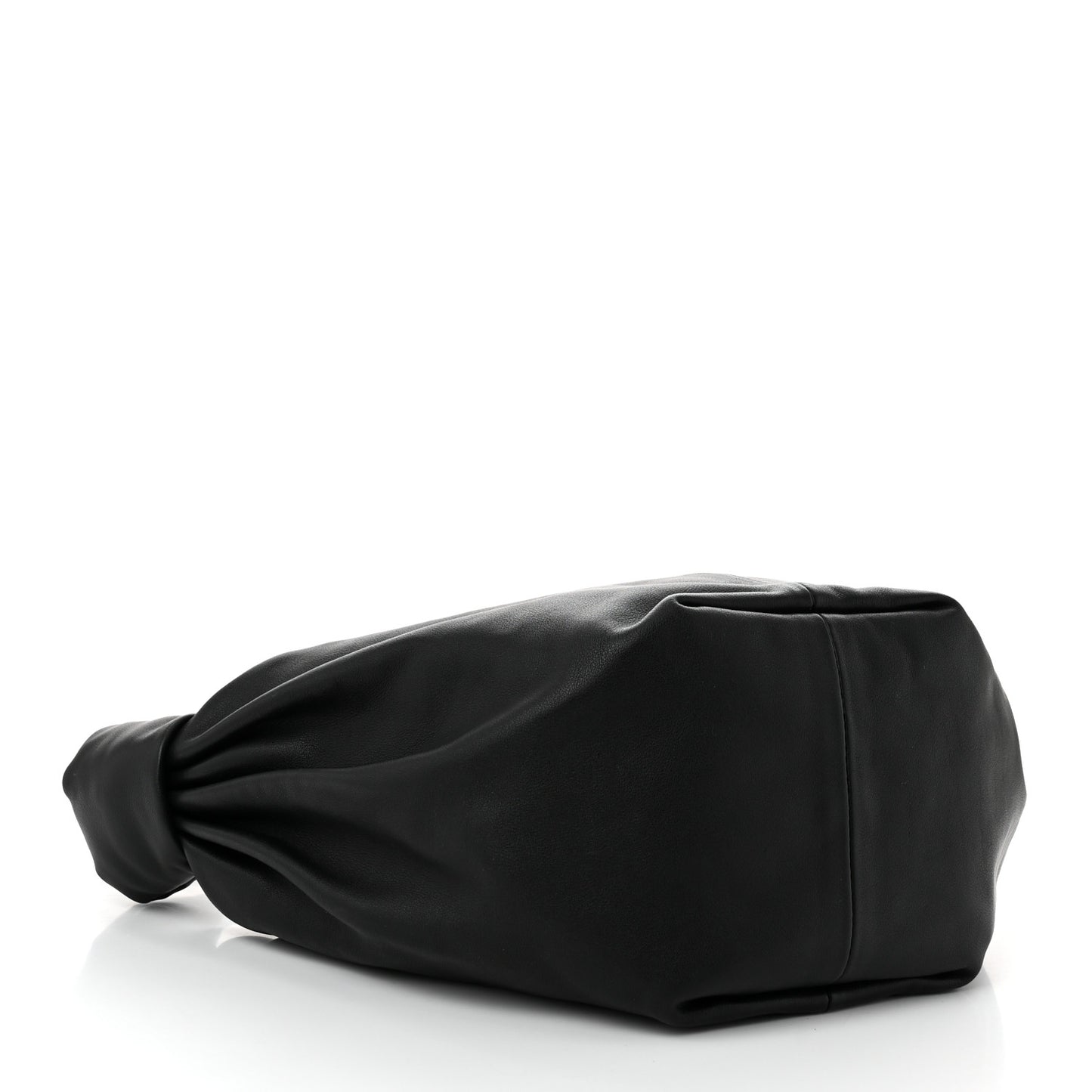 Calfskin Teen Double Knot Hobo Black