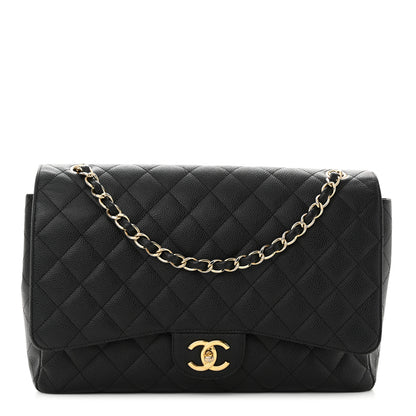 Chanel Caviar Quilted Maxi Double Flap Black 1 of 22