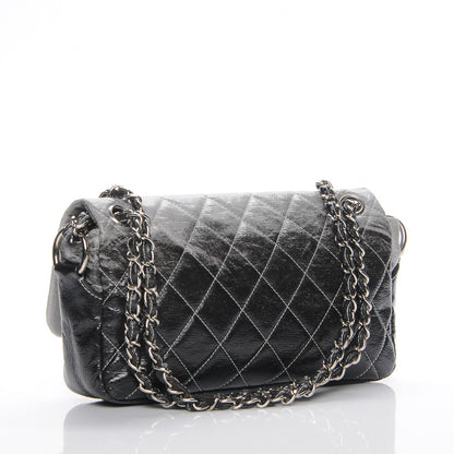 Chanel Vinyl Quilted Small Melrose Degrade Flap Black 3 of 9