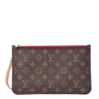 Louis Vuitton Monogram Neverfull MM GM Pochette Pivoine 1 of 8