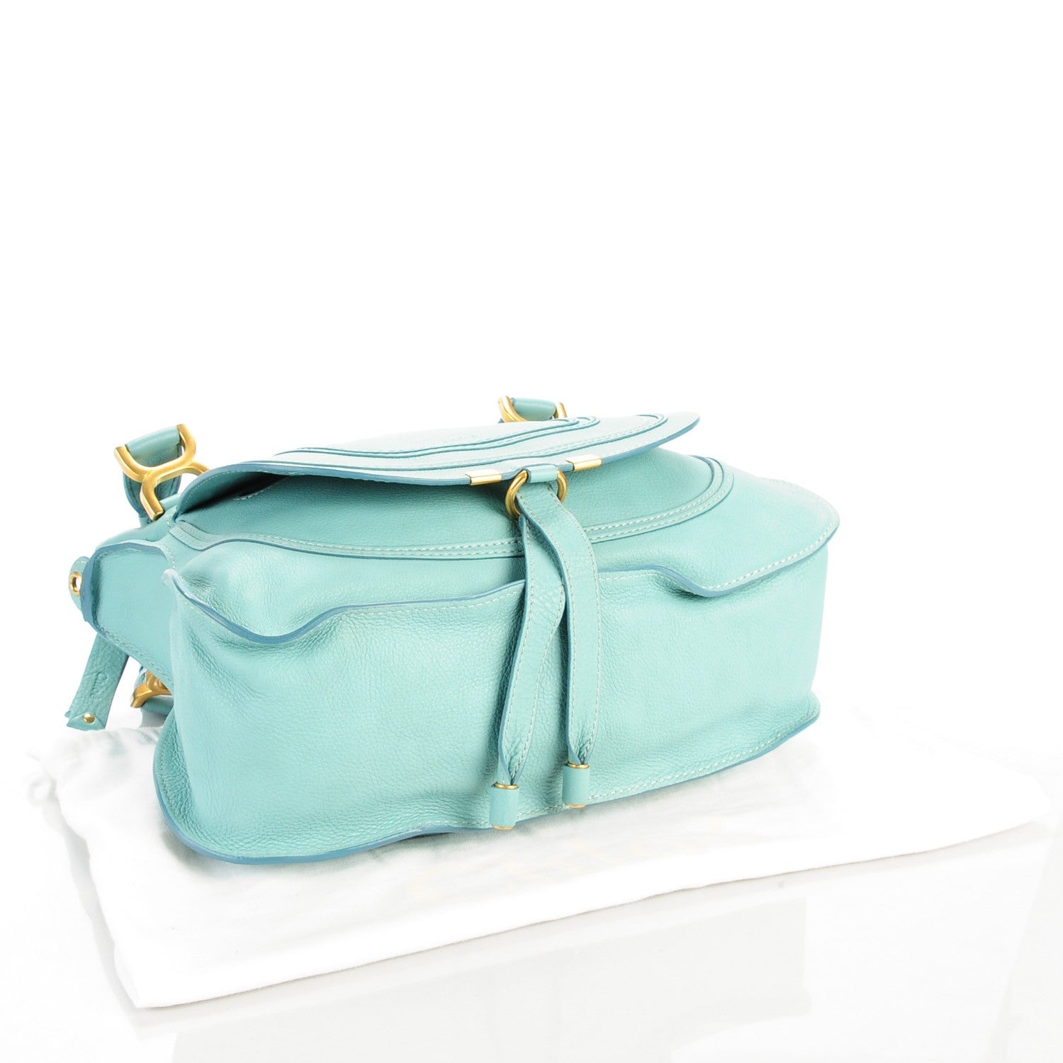Chloe Calfskin Medium Marcie Satchel Mint Tea 4 of 7
