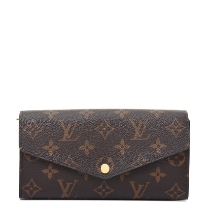 Louis Vuitton Monogram Sarah Wallet NM Coquelicot 1 of 9