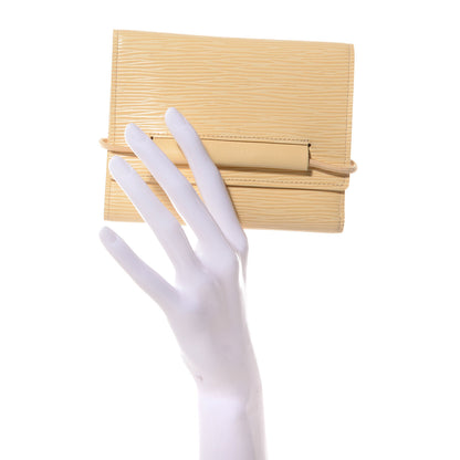Louis Vuitton Epi Porte-Monnaie Elastique Wallet Vanilla 2 of 7
