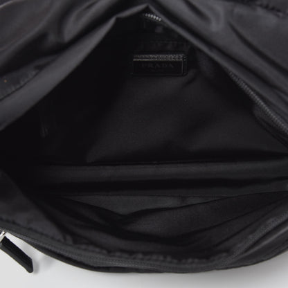 Prada Tessuto Nylon Saffiano Belt Bag Black 8 of 8