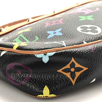Louis Vuitton Monogram Multicolor Pochette Accessories Black 9 of 10