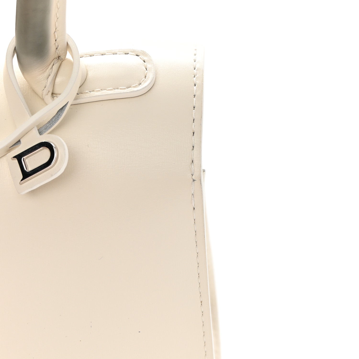 Delvaux Box Calfskin Mini Brillant Satchel Ivory 9 of 13