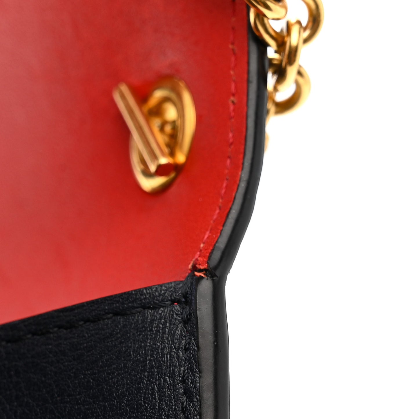 Calfskin Embossed Floral Small Darley Navy