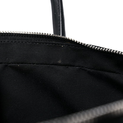 Saint Laurent Calfskin Patch Embellished Museum Flat Briefcase Black 11 of 16