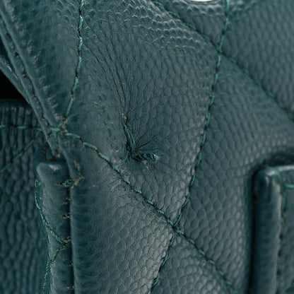 Chanel Caviar Quilted Small Double Flap Light Green 11 of 11