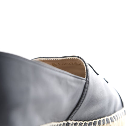 Chanel Lambskin CC Espadrilles 40 Black 11 of 13