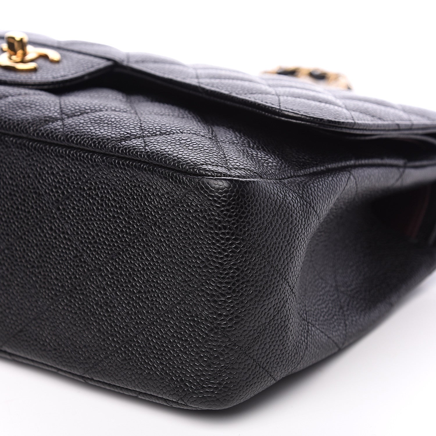 Chanel Caviar Quilted Jumbo Double Flap Black 8 of 10