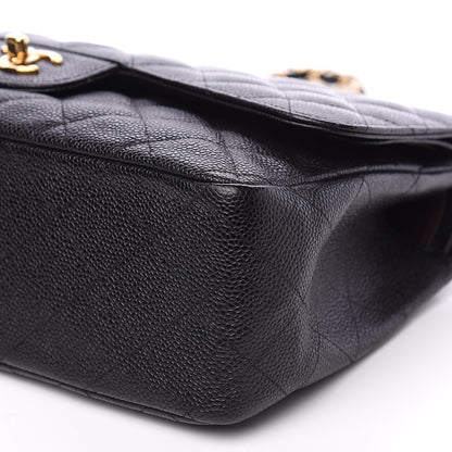 Chanel Caviar Quilted Jumbo Double Flap Black 8 of 10