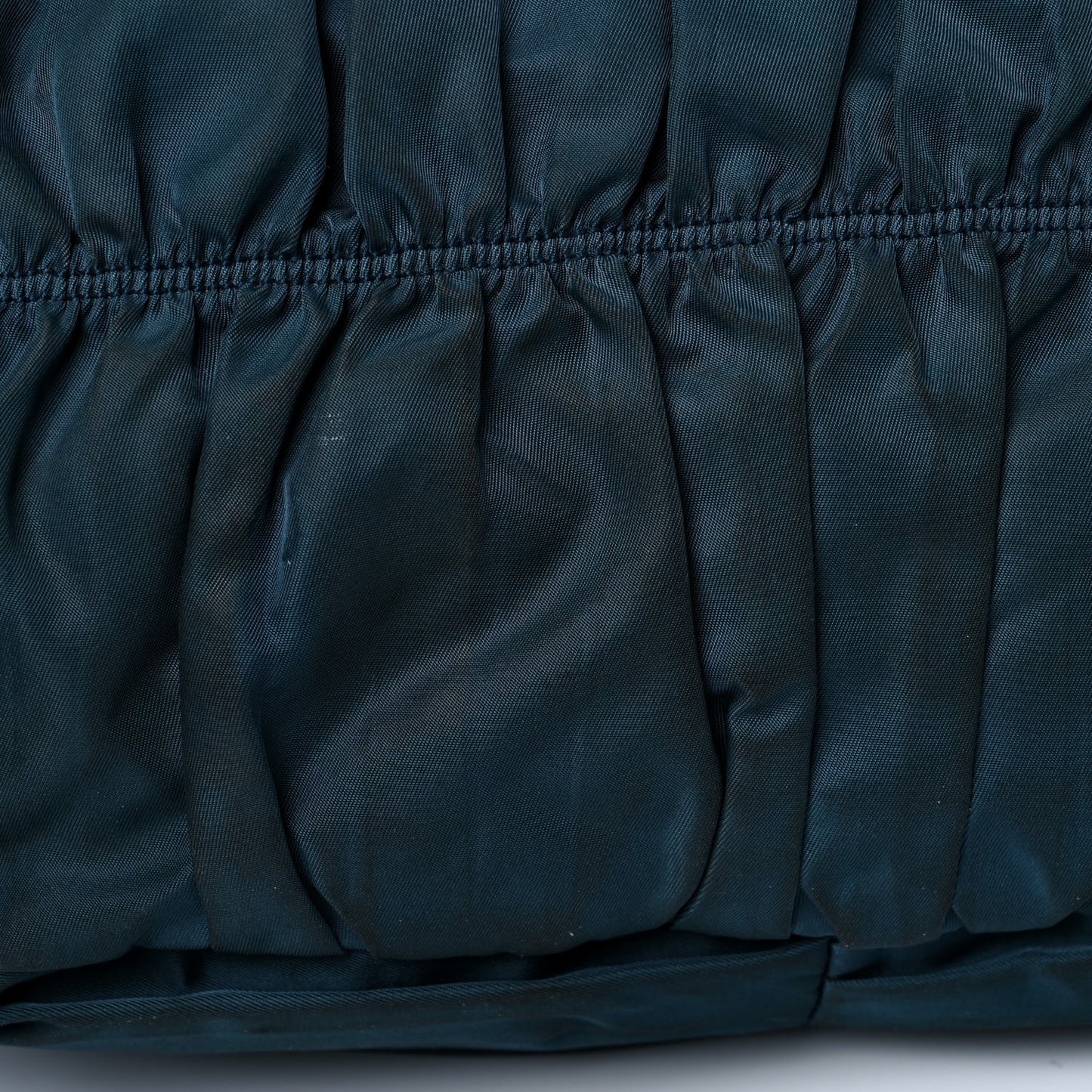 Tessuto Nylon Nappa Gaufre Shopping Satchel Baltico