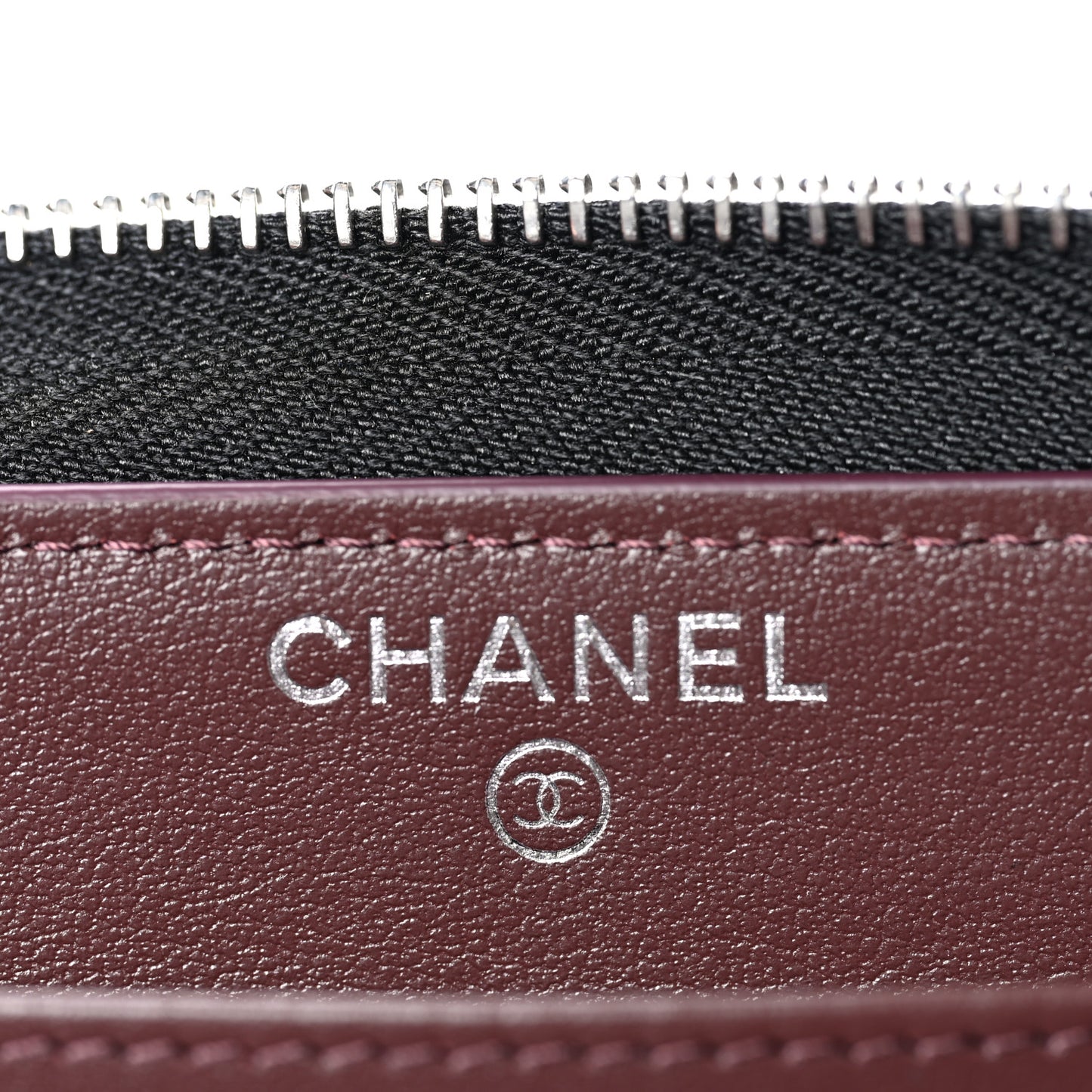 Caviar Quilted Large Gusset Zip Around Wallet Black
