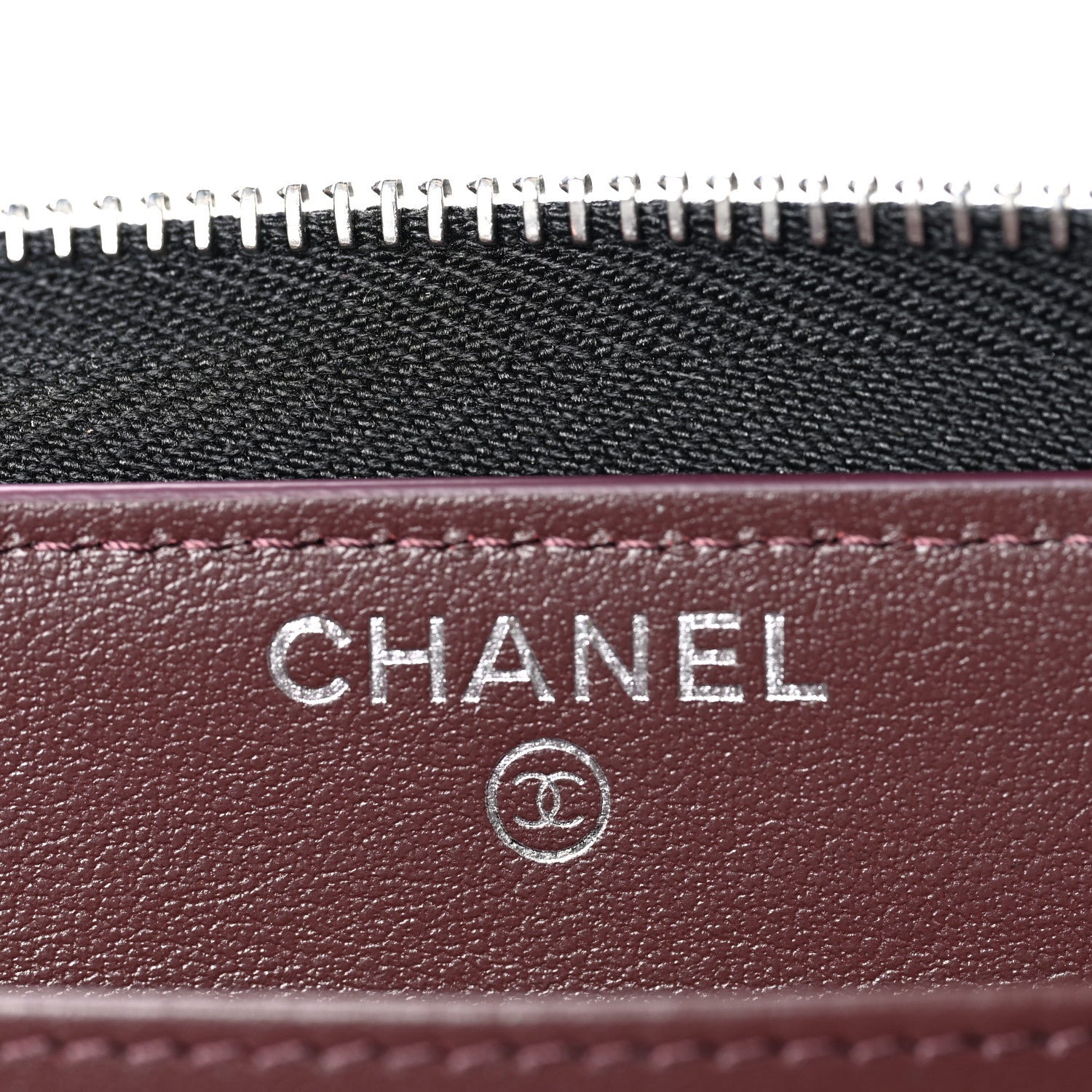 Chanel Caviar Quilted Large Gusset Zip Around Wallet Black 6 of 9