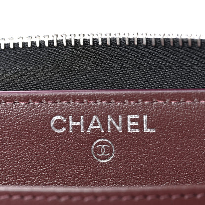 Chanel Caviar Quilted Large Gusset Zip Around Wallet Black 6 of 9