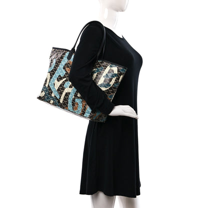 Goyard Goyardine Saint Louis Lettres Camouflage PM Black Blue 2 of 8