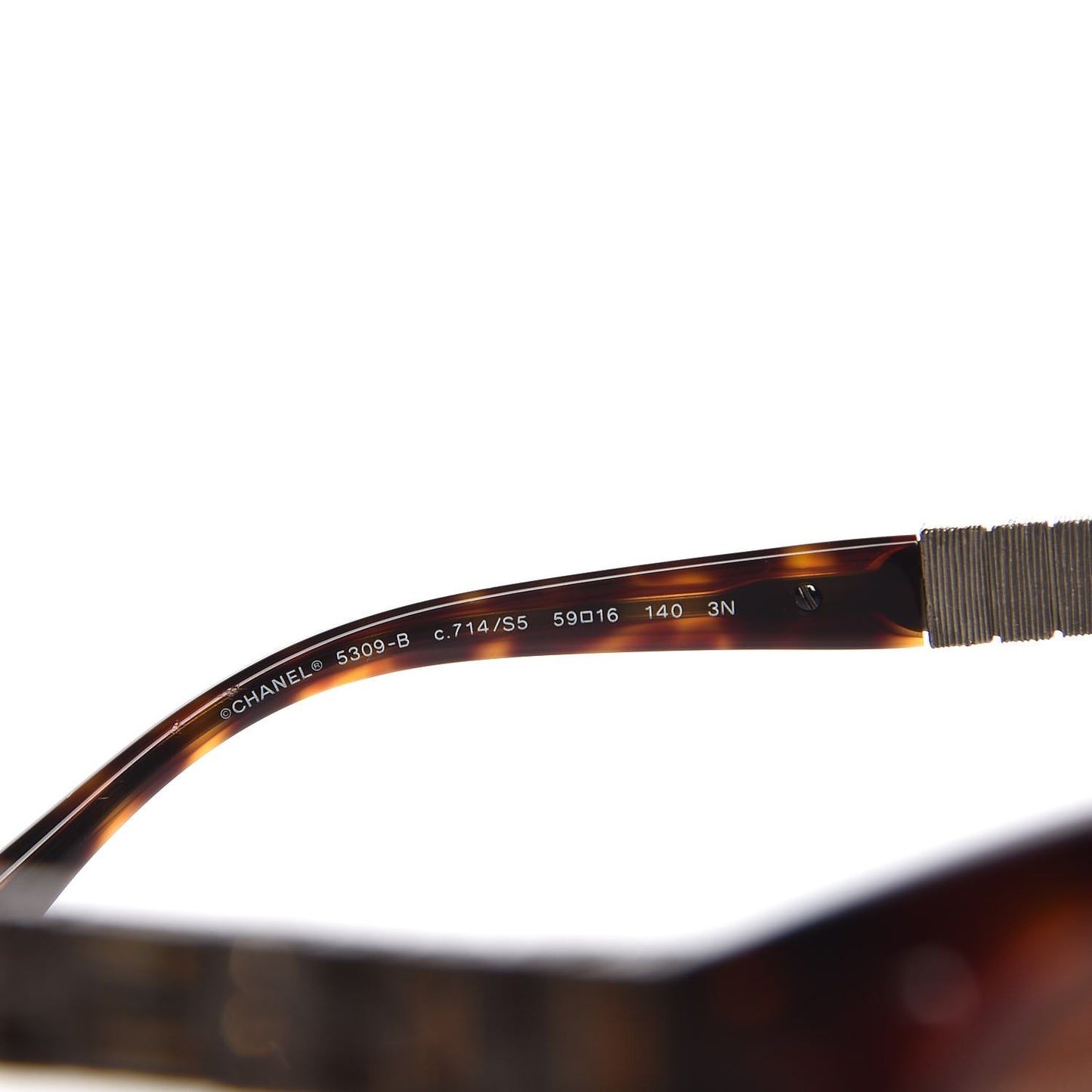 Crystal Baguette Cat Eye Sunglasses 5309-B Tortoise