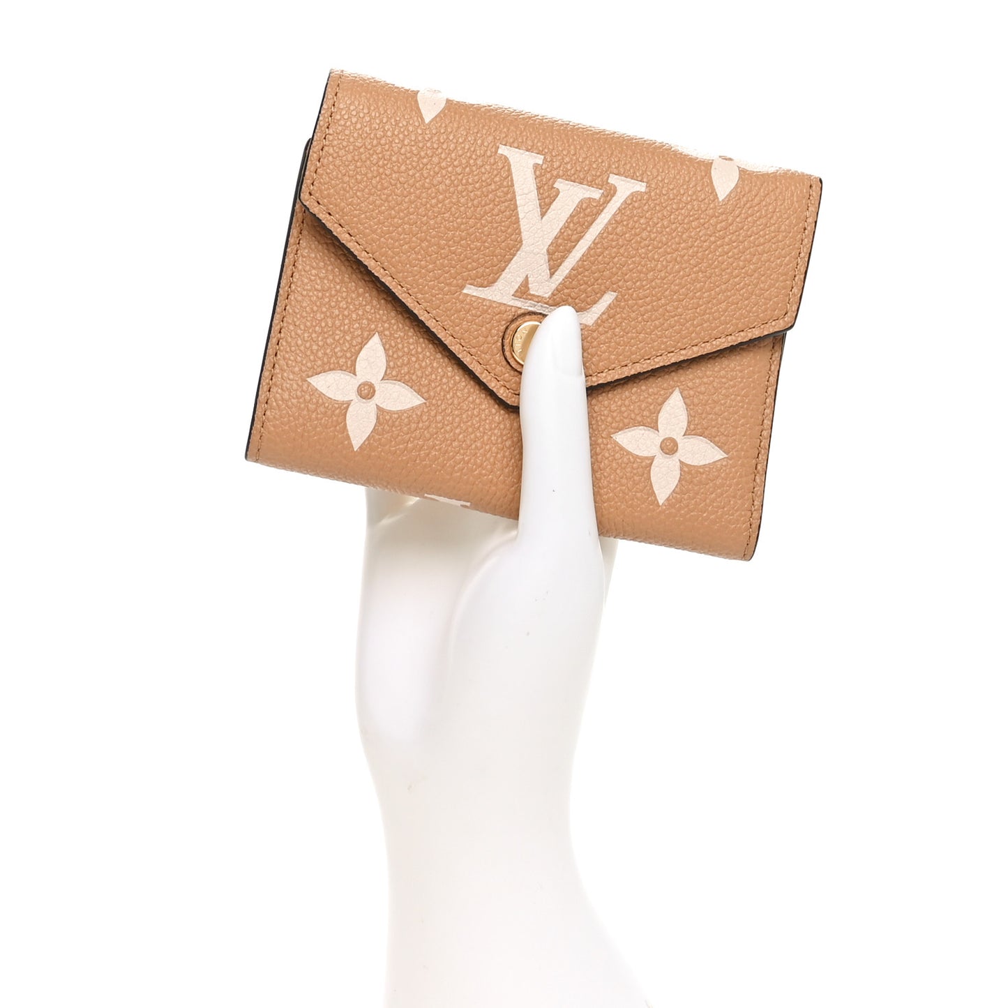 Empreinte Monogram Giant Victorine Wallet Arizona Creme