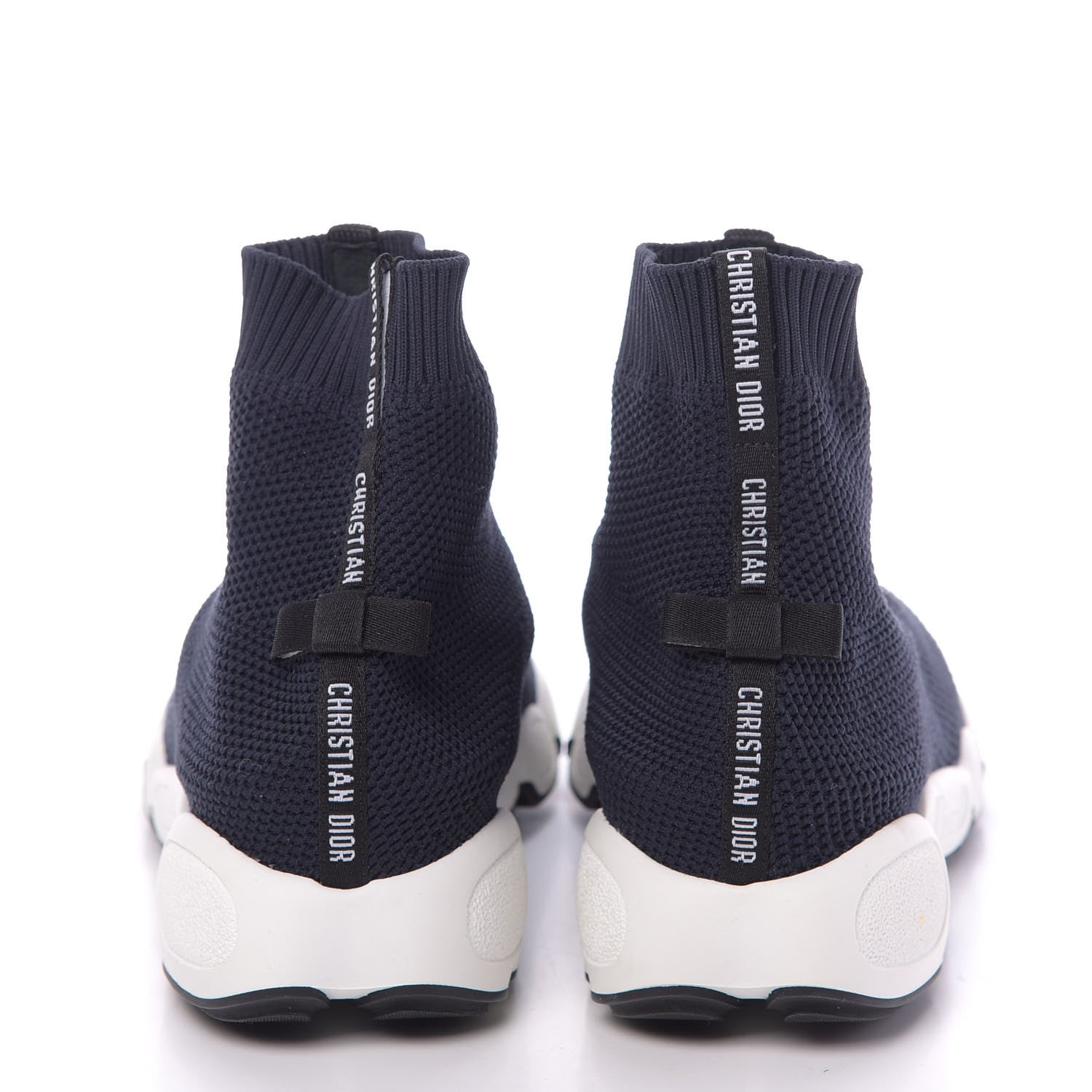 Christian Dior Technical Canvas Fusion High Top Sneakers 36 Black 7 of 8