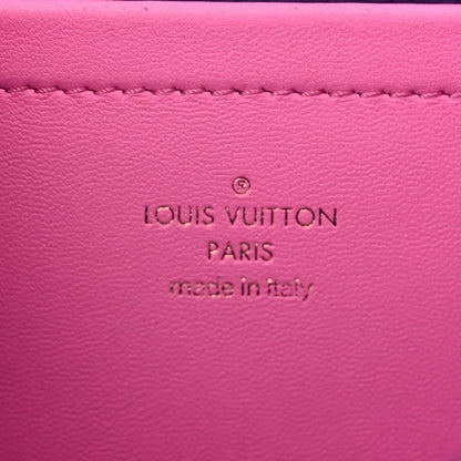 Louis Vuitton Lambskin Embossed Monogram Vuittamins Pochette Coussin Rose Violet 6 of 13
