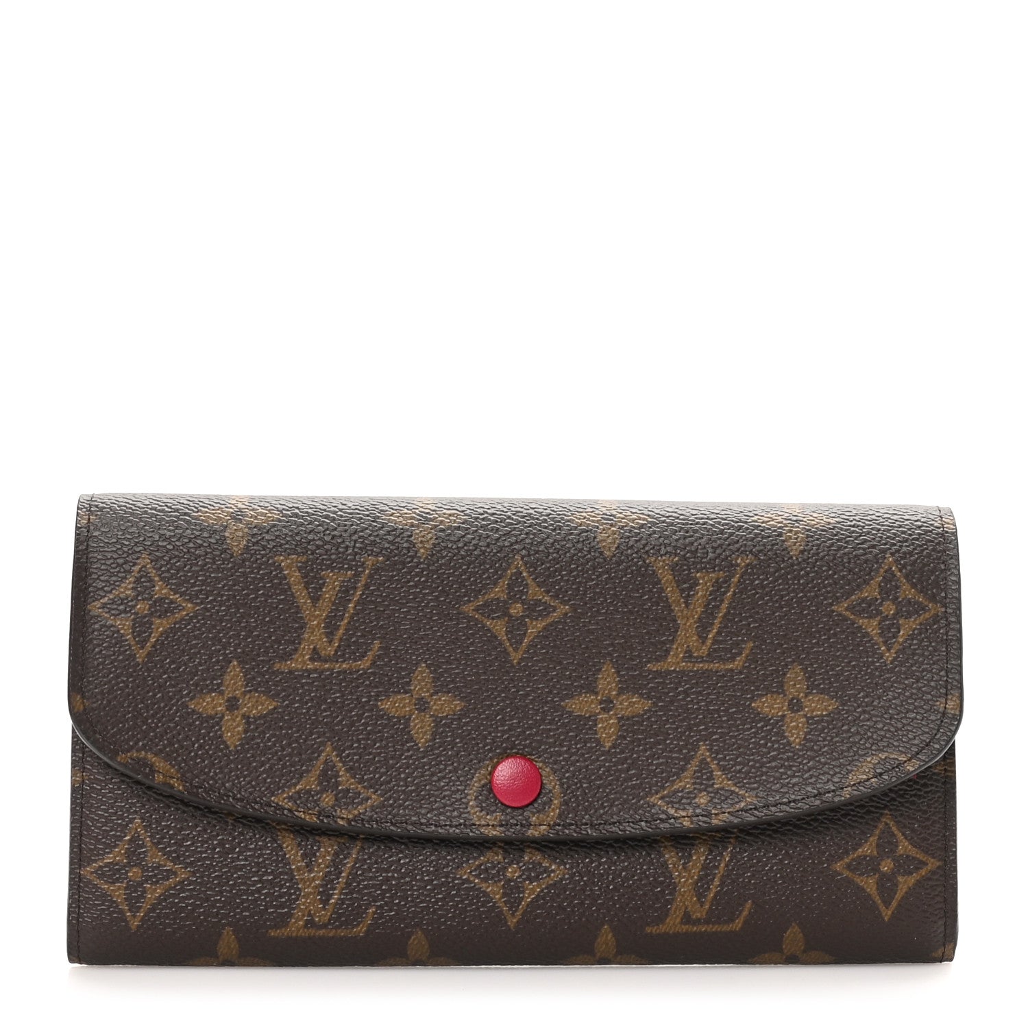 Louis Vuitton Monogram Emilie Wallet Fuchsia 1 of 8