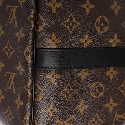 Louis Vuitton Monogram Macassar Keepall Bandouliere 55 5 of 9