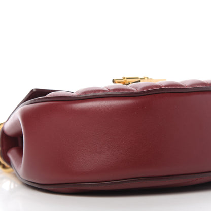 Chloe Calfskin Quilted Mini Drew Bijou Shoulder Bag Plum Purple 6 of 10