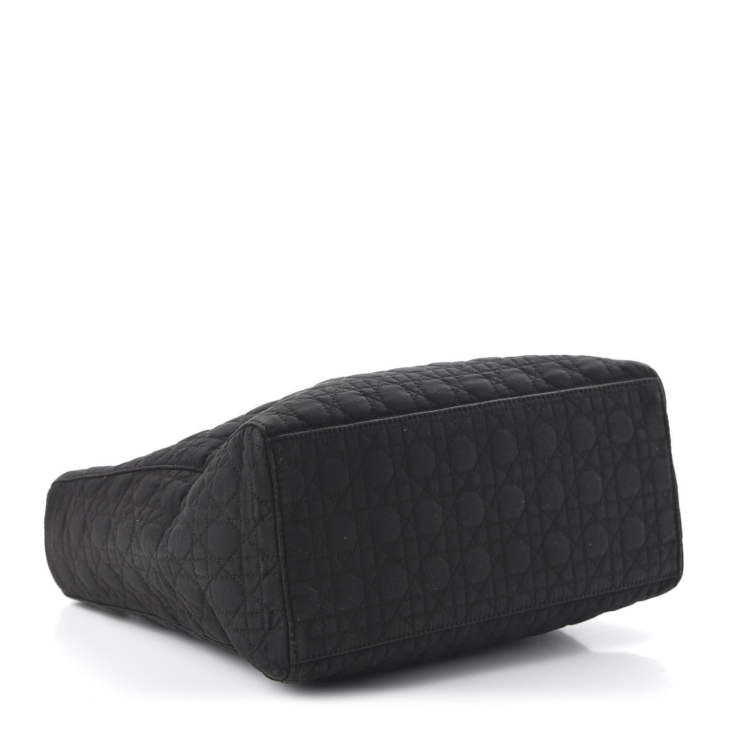 Christian Dior Nylon Cannage Stitched Medium Lady Dior Black 4 of 10