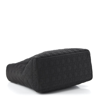 Christian Dior Nylon Cannage Stitched Medium Lady Dior Black 4 of 10