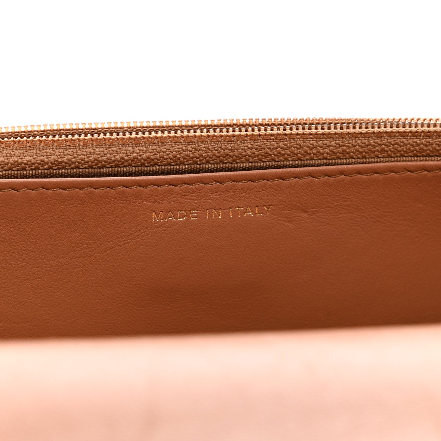 Lambskin Quilted Chanel 19 Wallet On Chain WOC Brown