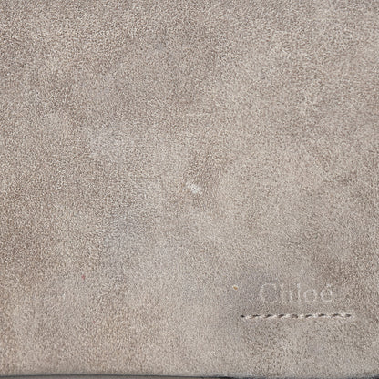 Chloe Suede Calfskin Small Faye Shoulder Bag Motty Grey 8 of 16